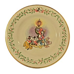 Lenox Disney Christmas Plate, A Caroling We Will Go